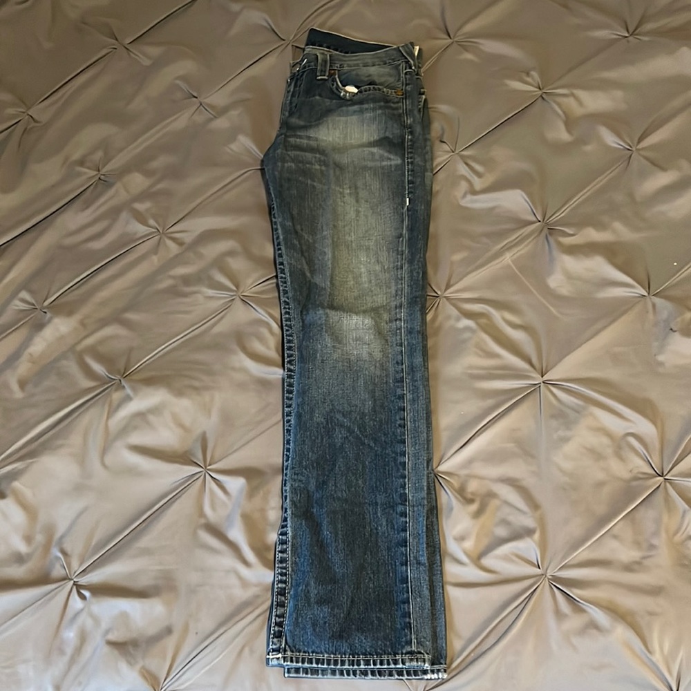 True Religion pants denim. Slim fit such a nice pair barely worn.
